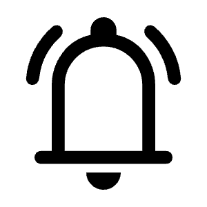 Notifications Active Icon from Rounded Line - Material Symbols Set
