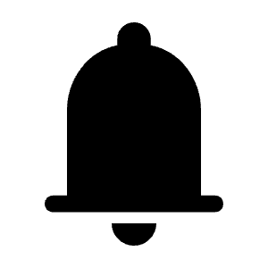 Notifications Fill Icon from Rounded Fill - Material Symbols Set