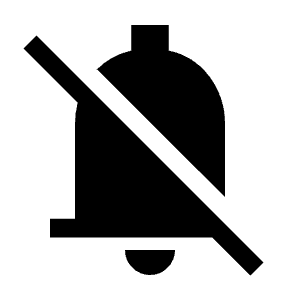 Notifications Off Fill Icon from Sharp Fill - Material Symbols Set