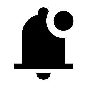 Notifications Unread Fill Icon from Outlined Fill - Material Symbols Set