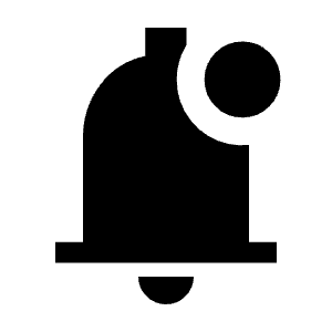 Notifications Unread Fill Icon from Sharp Fill - Material Symbols Set