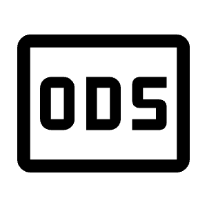 Ods Icon from Outlined Line - Material Symbols Set