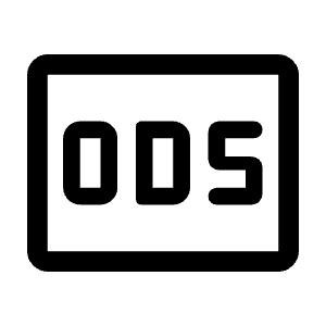 Ods Icon from Rounded Line - Material Symbols Set