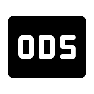 Ods Fill Icon from Rounded Fill - Material Symbols Set