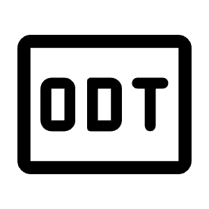 Odt Icon from Rounded Line - Material Symbols Set