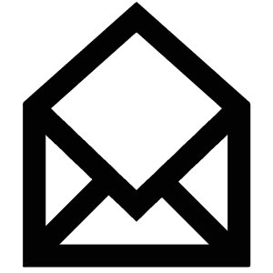 Open Envelope Icon from Atlas Line Set