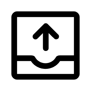 Outbox Icon from Rounded Line - Material Symbols Set