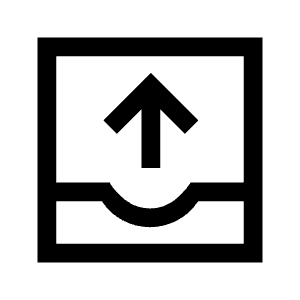 Outbox Icon from Sharp Line - Material Symbols Set