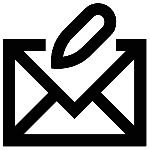 Pencil Envelope Icon from Atlas Line Set