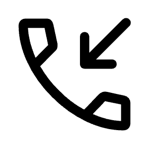 Phone Callback Icon from Rounded Line - Material Symbols Set