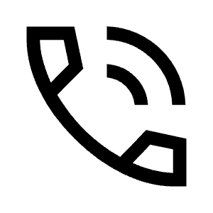 Phone In Talk Icon from Sharp Line - Material Symbols Set