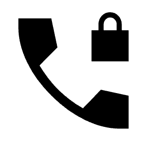Phone Locked Fill Icon from Sharp Fill - Material Symbols Set
