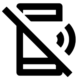 Phonelink Ring Off Icon from Outlined Line - Material Pro Free Set