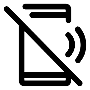 Phonelink Ring Off Icon from Rounded Line - Material Symbols Set