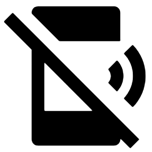 Phonelink Ring Off Fill Icon from Outlined Fill - Streamline Material Free Set