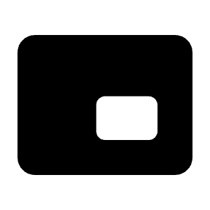 Picture In Picture Alt Fill Icon from Rounded Fill - Streamline Material Free Set