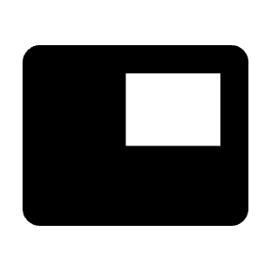 Picture In Picture Fill Icon from Outlined Fill - Material Symbols Set