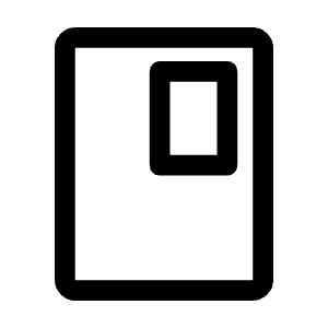 Picture In Picture Mobile Icon from Rounded Line - Material Symbols Set