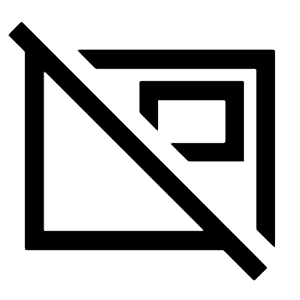 Picture In Picture Off Icon from Sharp Line - Material Symbols Set