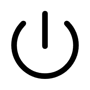 Power Settings New Fill Icon from Rounded Fill - Material Symbols Set