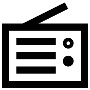 Radio Icon from Atlas Line Set