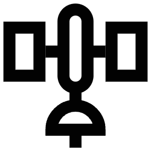 Satellite Icon from Atlas Line Set