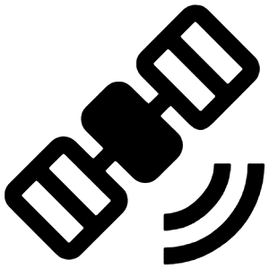Satellite Alt Fill Icon from Outlined Fill - Material Symbols Set