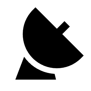 Satellite Tower Fill Icon from Sharp Fill - Streamline Material Free Set