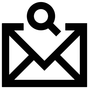 Search Envelope Icon from Atlas Line Set