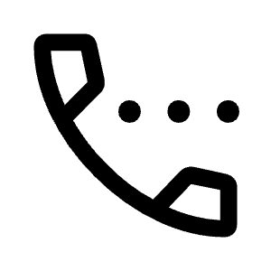 Settings Phone Icon from Outlined Line - Material Symbols Set