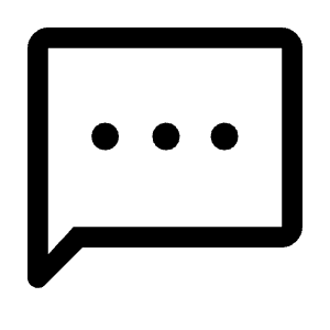 Sms Icon from Rounded Line - Material Symbols Set