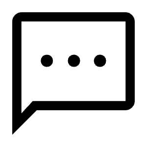 Sms Icon from Outlined Line - Material Symbols Set