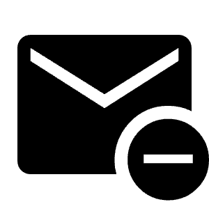 Unsubscribe Fill Icon from Outlined Fill - Material Symbols Set
