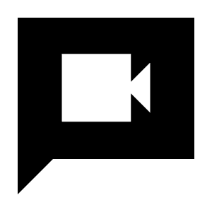 Video Chat Fill Icon from Sharp Fill - Material Symbols Set