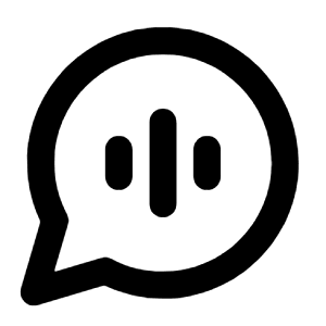 Voice Chat Alt Icon from Rounded Line - Streamline Material Free Set