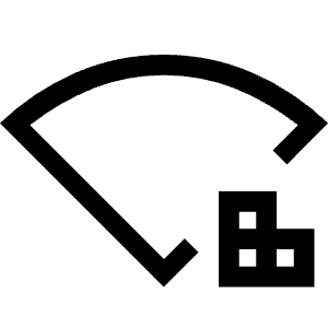 Wifi Proxy Icon from Outlined Line - Material Symbols Set