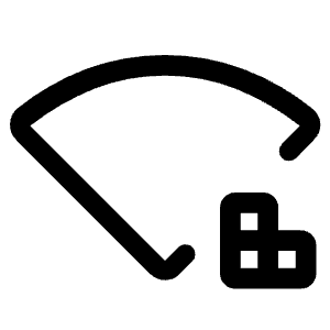 Wifi Proxy Icon from Rounded Line - Material Symbols Set