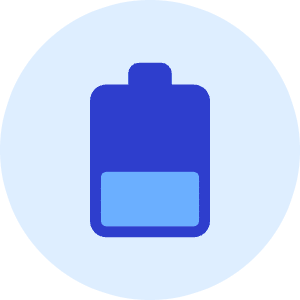 Battery Medium Icon from Kameleon Duo - Free Set
