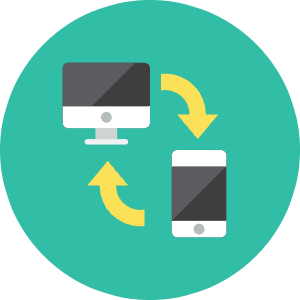 Data Transfer Icon from Kameleon Colors - Free Set