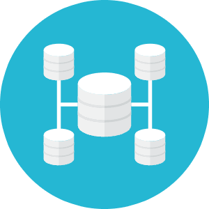 Databse Network Icon from Kameleon Colors - Free Set