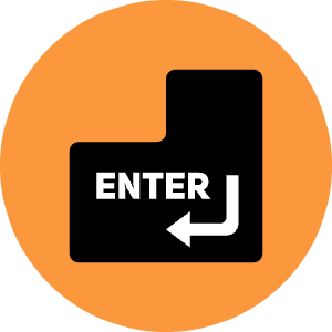 Enter Key Icon from Kameleon Pop - Free Set
