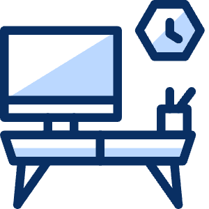 Business Work Station 1 Icon from Cyber Duotone - Free Set