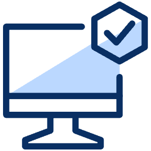 Computer Imac Check Icon from Cyber Duotone - Free Set