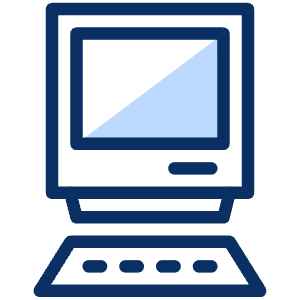 Computer PC 4 Icon from Cyber Duotone - Free Set