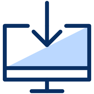 Computer Screen Imac Download Icon from Cyber Duotone - Free Set