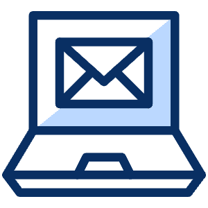 Email Laptop Icon from Cyber Duotone - Free Set