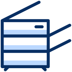 Photocopy Machine Icon from Cyber Duotone - Free Set