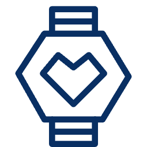 Smartwatch Favorite Heart 1 Icon from Cyber Line - Free Set