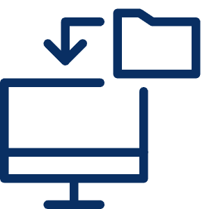 Transfer Folder Icon from Cyber Line - Free Set