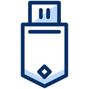 Usb Flash Drive Icon from Cyber Duotone - Free Set